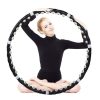 HULA HOOP MASSZÁZS KARIKA 85 CM FEKETE magnetic