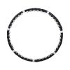 HULA HOOP MASSZÁZS KARIKA 85 CM FEKETE magnetic
