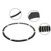 HULA HOOP MASSZÁZS KARIKA 85 CM FEKETE magnetic