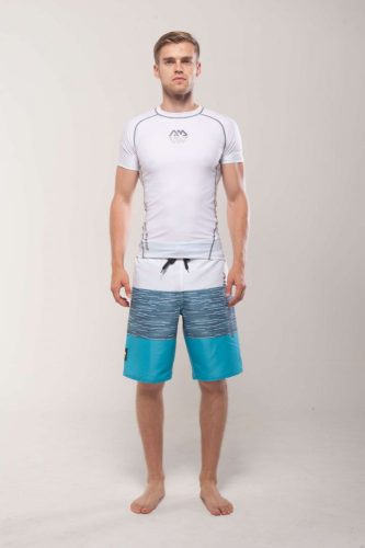 Férfi SUP felső SCENE WHITE, AQUA MARINA