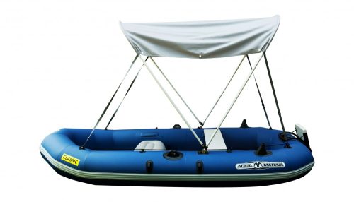 CLASSIC gumicsónak + motortartó + tető  Aqua Marina