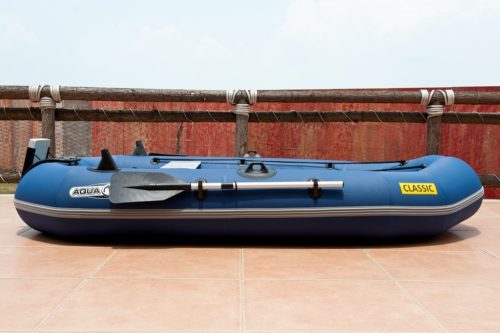 CLASSIC gumicsónak + motortartó + tető  Aqua Marina