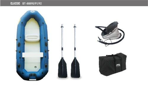 CLASSIC gumicsónak + motortartó + tető  Aqua Marina