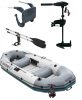 Intex gumicsónak szett Mariner 3 + Elektromos csónakmotor 40lbs + motortartó