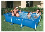  Családi fémvázas medence 260x160x65cm INTEX