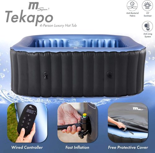 MSpa CONFORT Tekapo C-TE041 felfújható pezsgőfürdő 4 szem. jacuzzi