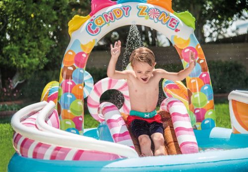 Intex felfújható gyerek medence  Candy Zone Vízi játszótér  Play Center 57149
