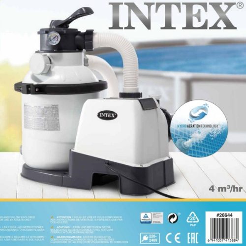 Intex nagy teljesítményű homokszűrős vízforgató 4,0m3/h  26644