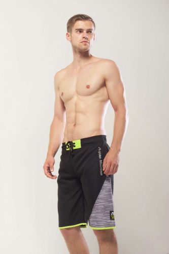 Férfi SUP rövidnadrág DIVISION BLACK+GREY, AQUA MARINA