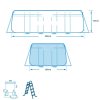 Intex medence Prism Frame 400 x 200 x 100 cm Szett 26788