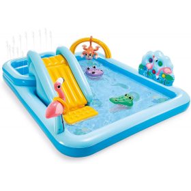   Intex felfújható Gyerek MEDENCE JÁTSZÓTÉR "JUNGLE ADVENTURE" 57161NP