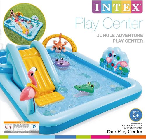 Intex felfújható Gyerek MEDENCE JÁTSZÓTÉR "JUNGLE ADVENTURE" 57161NP