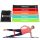 5 szalagból álló készlet fitnesz nyújtószalag