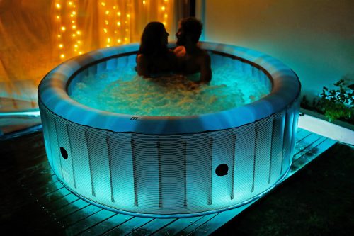 MSpa CONFORT STARRY C-ST062 felfújható pezsgőfürdő 6 szem. jacuzzi Led