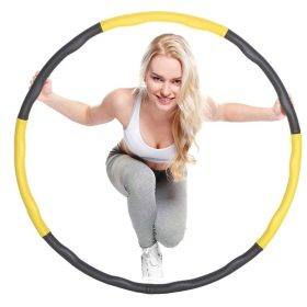 Hula hoop  masszázs karika sárga fekete