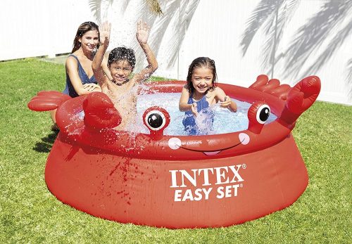 Kerek felfújható medence Intex 26100 (183 x 51 cm) Happy Crab Easy Set
