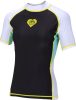 Női SUP felső ALLUV BLUE+BLACK+WHITE, AQUA MARINA