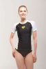 Női SUP felső ALLUV BLUE+BLACK+WHITE, AQUA MARINA