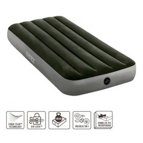   Intex  felfújható ágy , beépített pumpával  Fibre Tech 64760