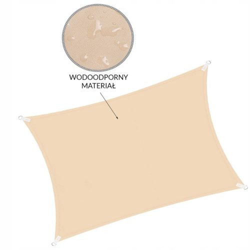 Napvitorla árnyékoló 3x2m 