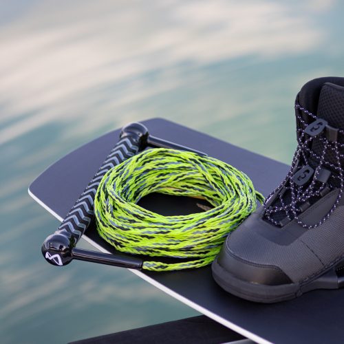 MESLE wakeboard és vízisí kötél lime