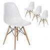 4 X MODERN DSW MILANO FEHÉR SZÉK Készlet