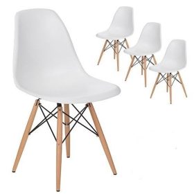4 X MODERN DSW MILANO FEHÉR SZÉK Készlet
