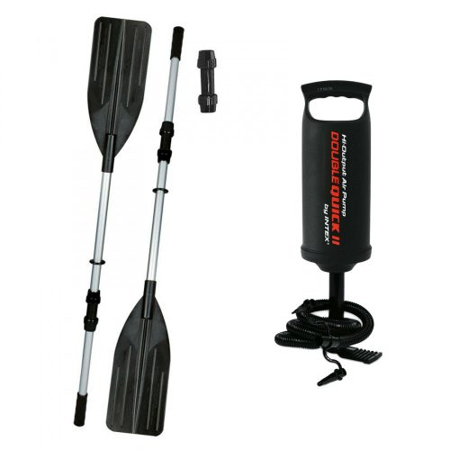 Intex szett , gumicsónak Seahawk 4 + Elektromos csónakmotor 40lbs + motortartó