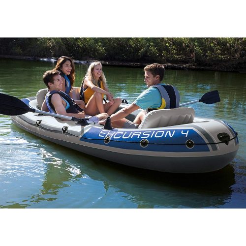 Intex Excursion 4  Négyszemélyes Csónak , evező , pumpa 68324np