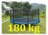 ROUND TRAMBULIN 370cm  védőhálóval 180kg !!! szett