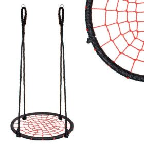 Fészekhinta FEKETE  PIROS 80CM pókhinta