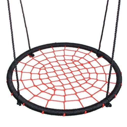 Fészekhinta FEKETE  PIROS 80CM pókhinta