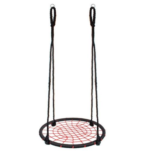 Fészekhinta FEKETE  PIROS 80CM pókhinta