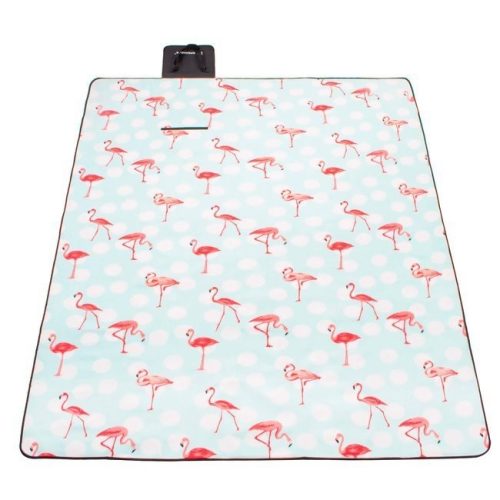 PIKNIK STRAND takaró 130X170cm KEMPING SZŐNYEG Flamingó