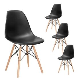 4 X MODERN DSW MILANO FEKETE SZÉK  Készlet