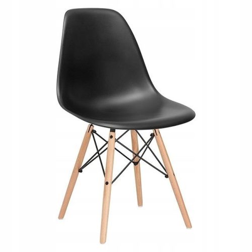 4 X MODERN DSW MILANO FEKETE SZÉK  Készlet
