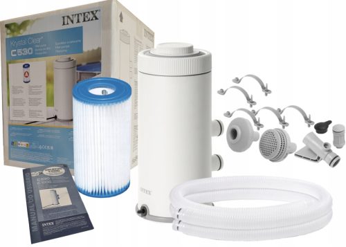 INTEX  Szűrőszivattyú 2006 l/h Medence vízforgató 45w komplett új modell 26604