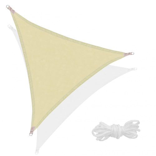 Háromszög alakú napvitorla 3,5 x 3,5 x 3,5 m