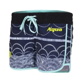 Női SUP rövidnadrág ILLUSION BLUE, AQUA MARINA