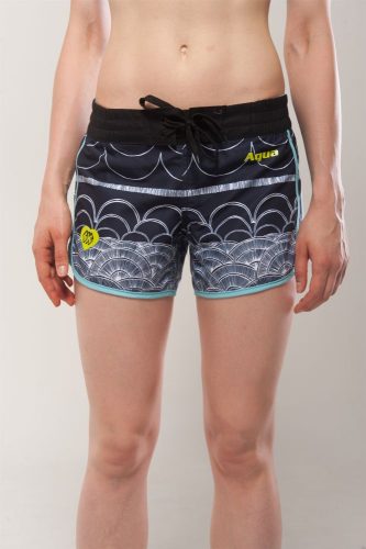 Női SUP rövidnadrág ILLUSION BLUE, AQUA MARINA