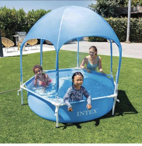 INTEX Canopy fémvázas medence árnyékolóval, 183 x 38 cm 28209NP