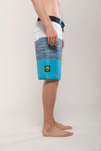 Férfi SUP rövidnadrág DIVISION BLUE+WHITE, AQUA MARINA