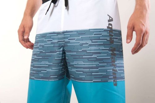 Férfi SUP rövidnadrág DIVISION BLUE+WHITE, AQUA MARINA