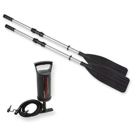 Intex  gumicsónak szett Mariner 4 + Elektromos csónakmotor 40lbs + motortartó