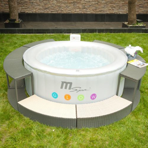 MSpa Jacuzzi fellépő rattan hatású 