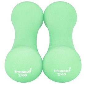 Súly 4 kg zöld 2x2 kg 2 db Kézisúlyzó
