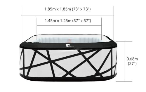 Mspa mobil pezsgőfürdő masszázsmedence  jacuzzi , Prémium Soho P-SH069